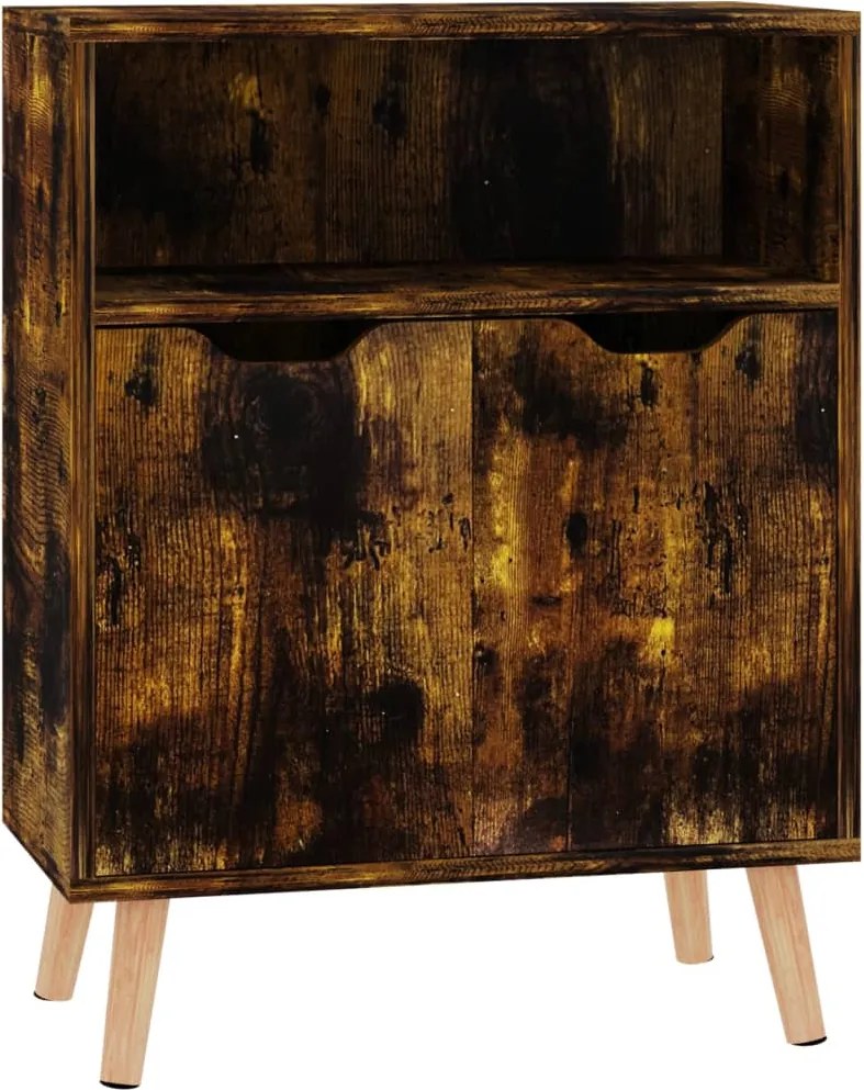 vidaXL füstös tölgy színű szerelt fa tálalószekrény 60 x 30 x 72 cm