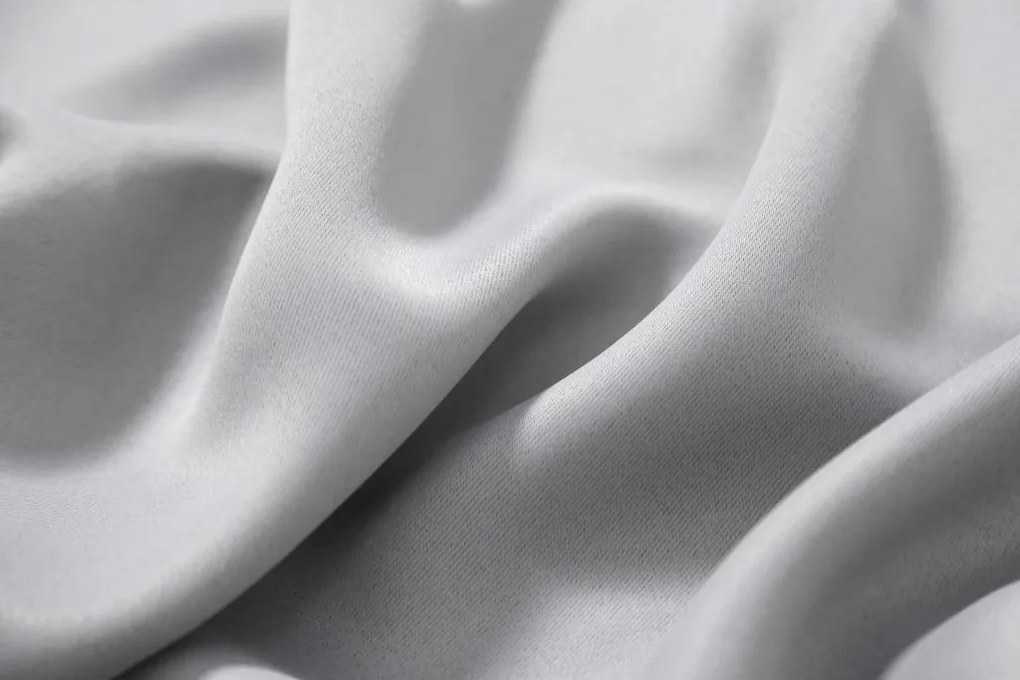 Világosszürke OXFORD függöny 140x270 cm Felfüggesztés: Hullámos sínszalag