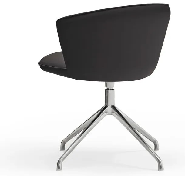 Fekete kárpitozott étkezőfotel szett 2 db-os Add – Teulat