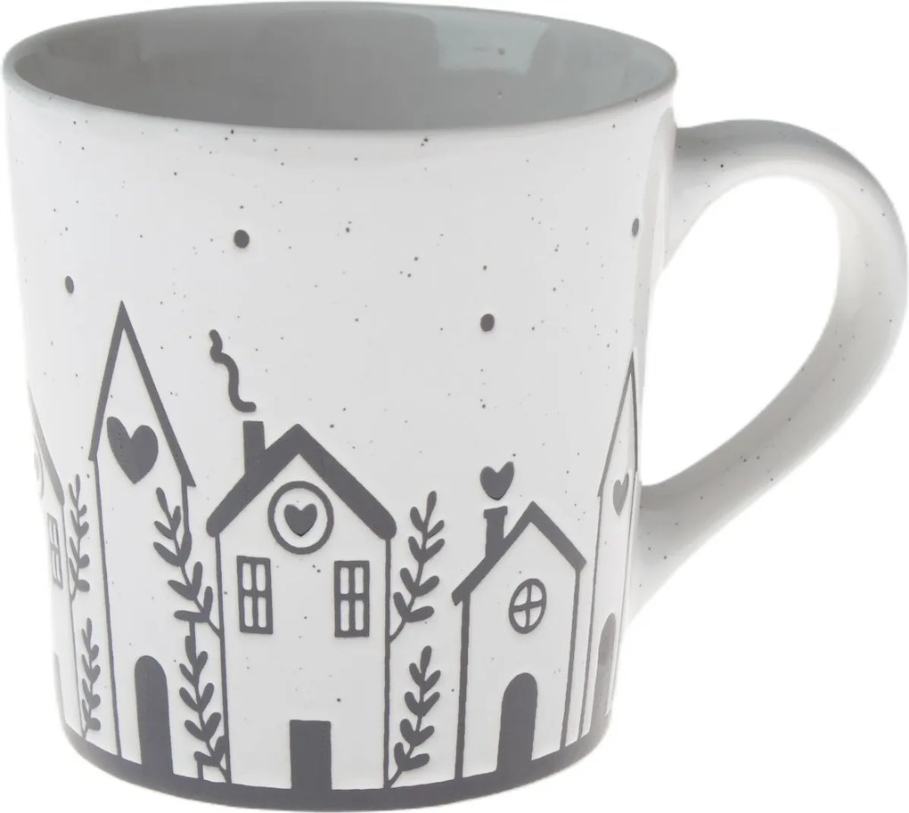 Házikó I kerámia bögre, 470 ml