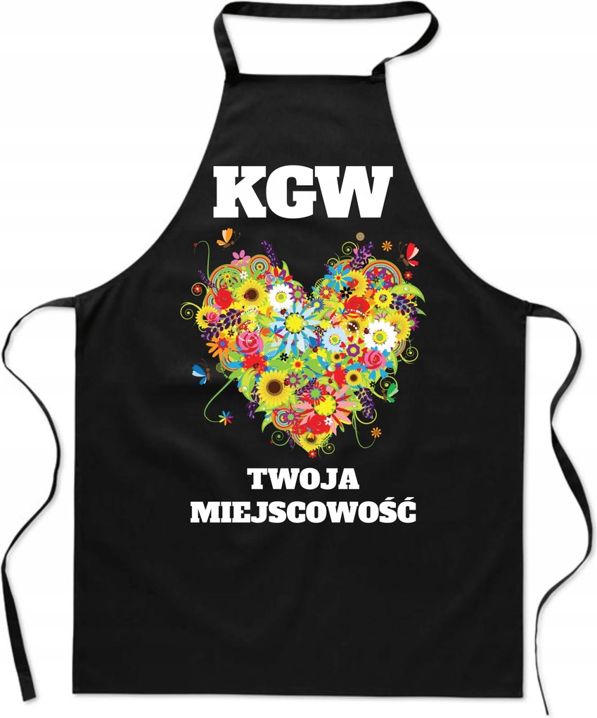 Konyhai kötény Vidéki Háziasszonyok Köré Kgw Szív Virágok Kgw Az Ön Neve