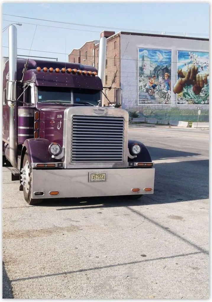 Poszterek 70x100 Amerikai teherautó