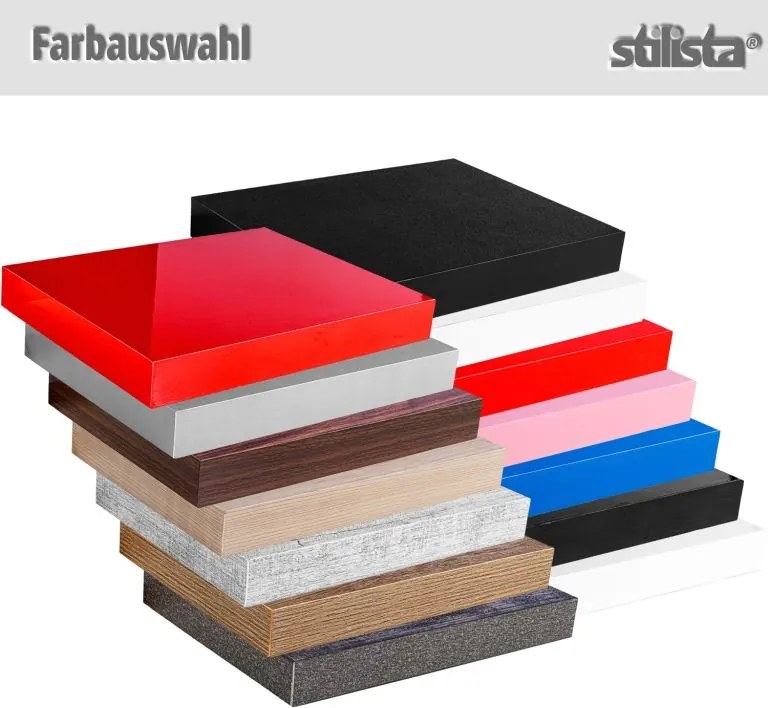 STILISTA Fali polc Volato 110 cm fehér fa