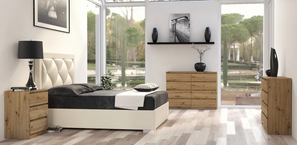 M8 120 komód, tölgy