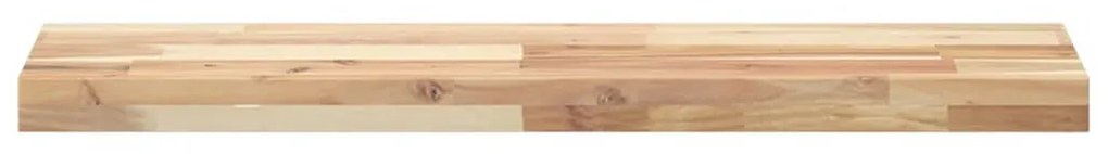kezeletlen tömör akácfa függőpolc 100 x 20 x 4 cm