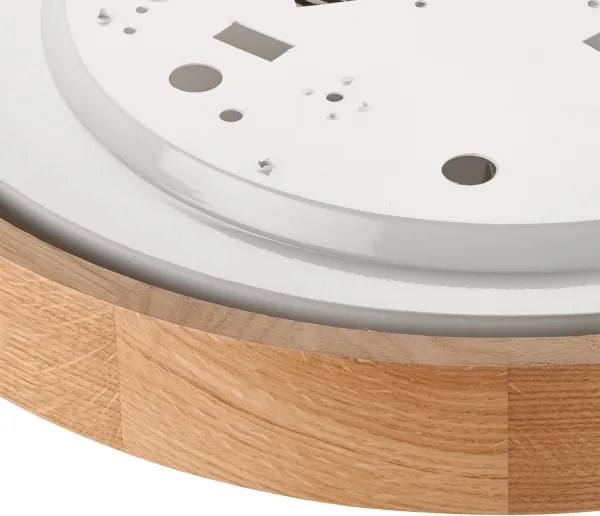 Brilagi - LED RGBW dimmelhető mennyezeti lámpa CARVALHO 2xE27/15W/230V Wi-Fi tölgy átm. 37,5