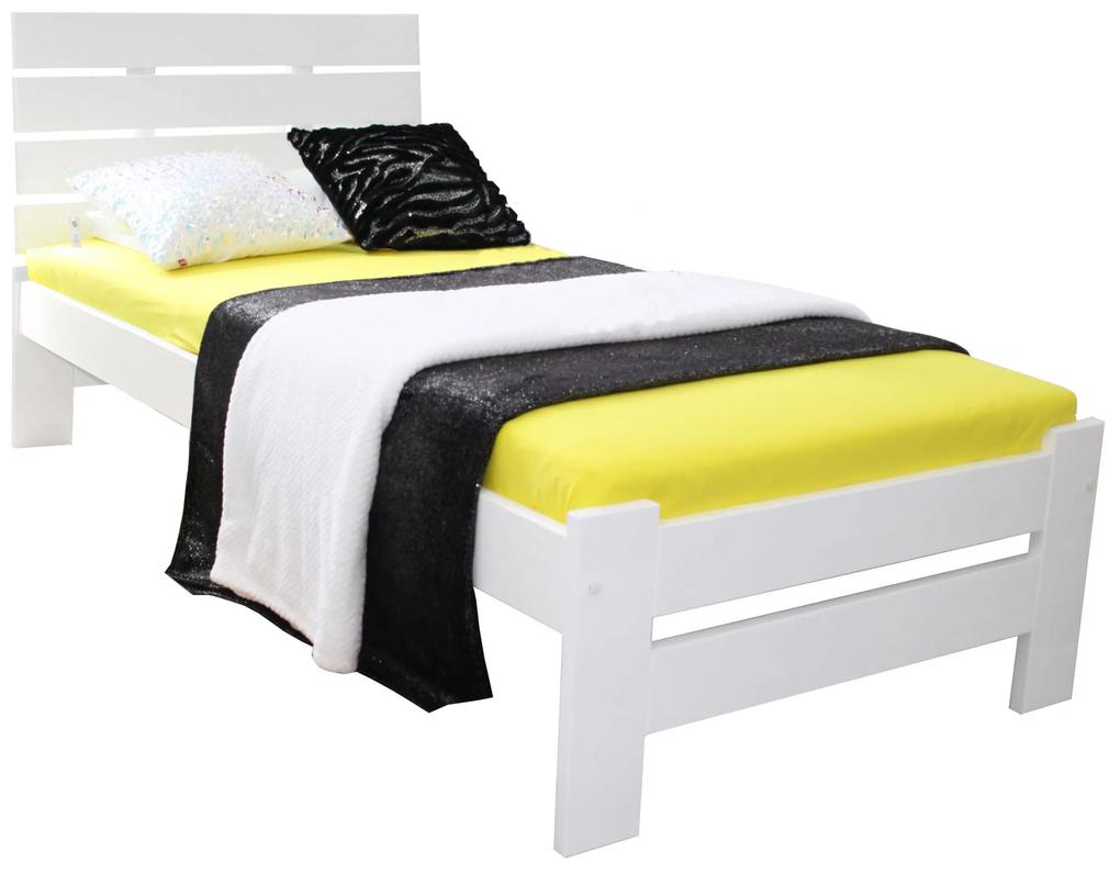 MD LULA egyszemélyes ágy 90x200 - fehér