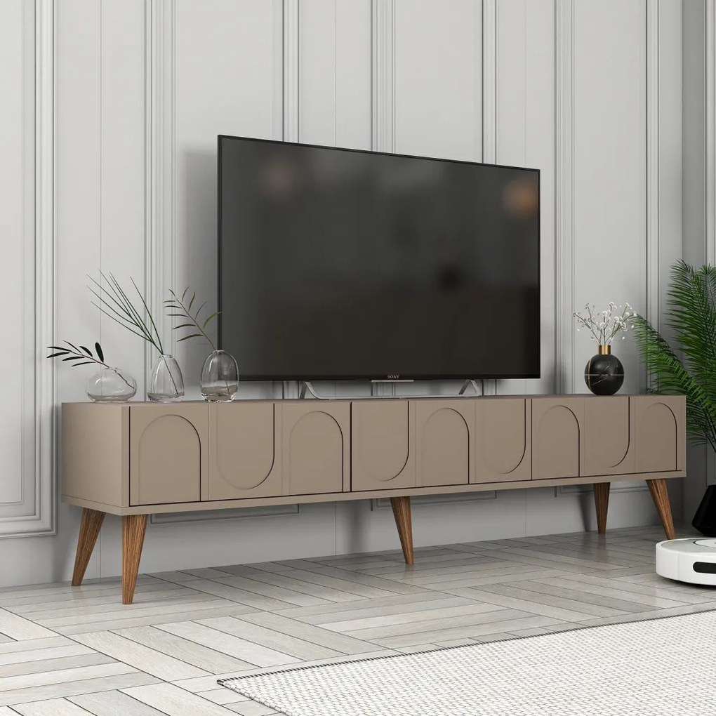 Lyon TV-állvány, dió, 180 cm – TR845HCT5597