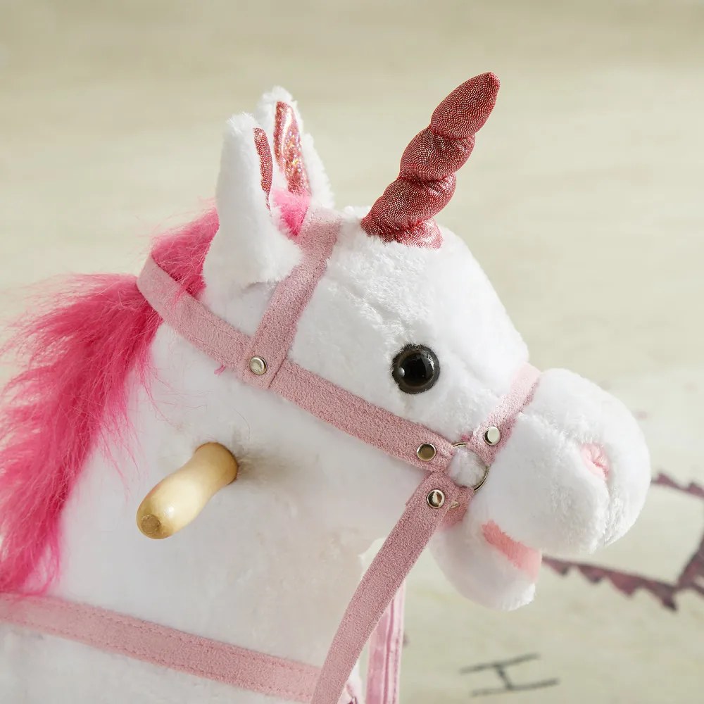 Spielwerk® Gyerek hintázó egyszarvú hangfunkcióval