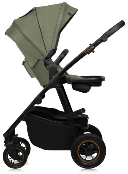 Lionelo - Kombinált babakocsi 2 az 1-ben AMBER PLUS Zöld Erdő