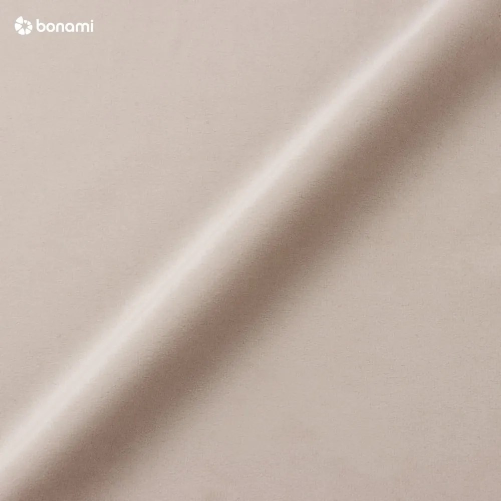 Bézs ágyneműtartós boxspring ágy 140x200 cm Flip – Ropez