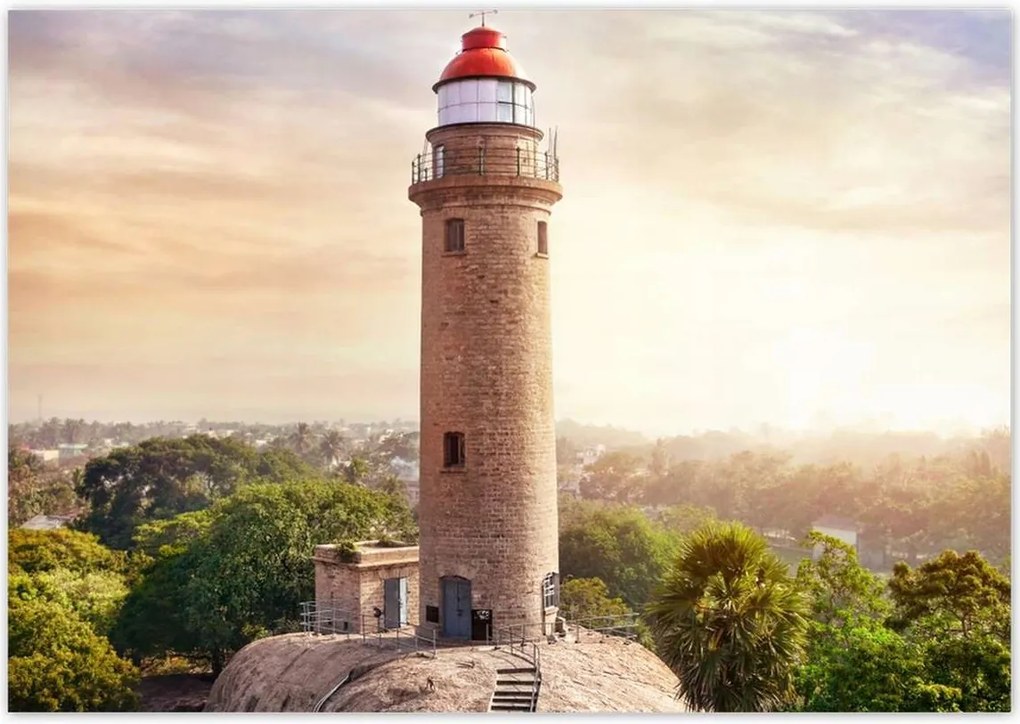 Poszterek 100x70 Mahabalipuram világítótorony