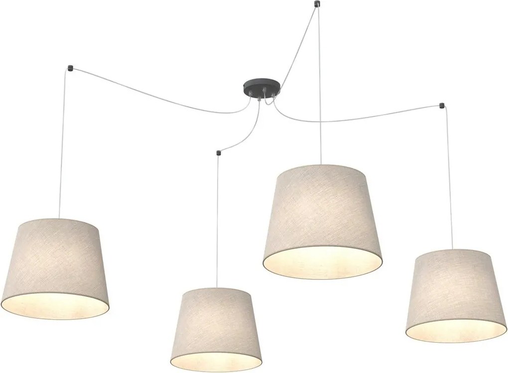 Emibig modern függeszték ascot bézs fekete emi1423/4