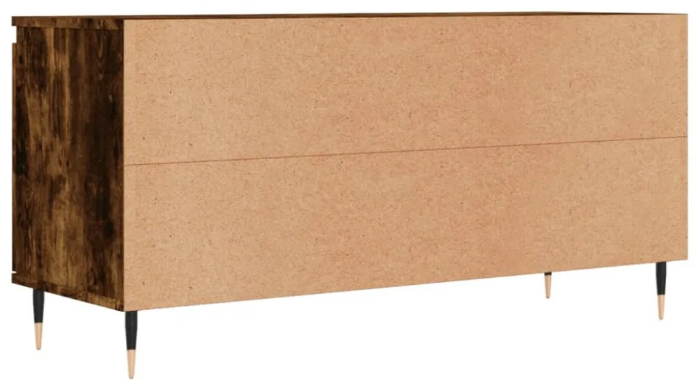 füstös tölgy színű szerelt fa TV-szekrény 104x35x50 cm