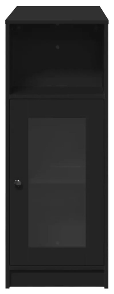 fekete szerelt fa tárolórekeszes bárasztal 101 x 40 x 103,5 cm
