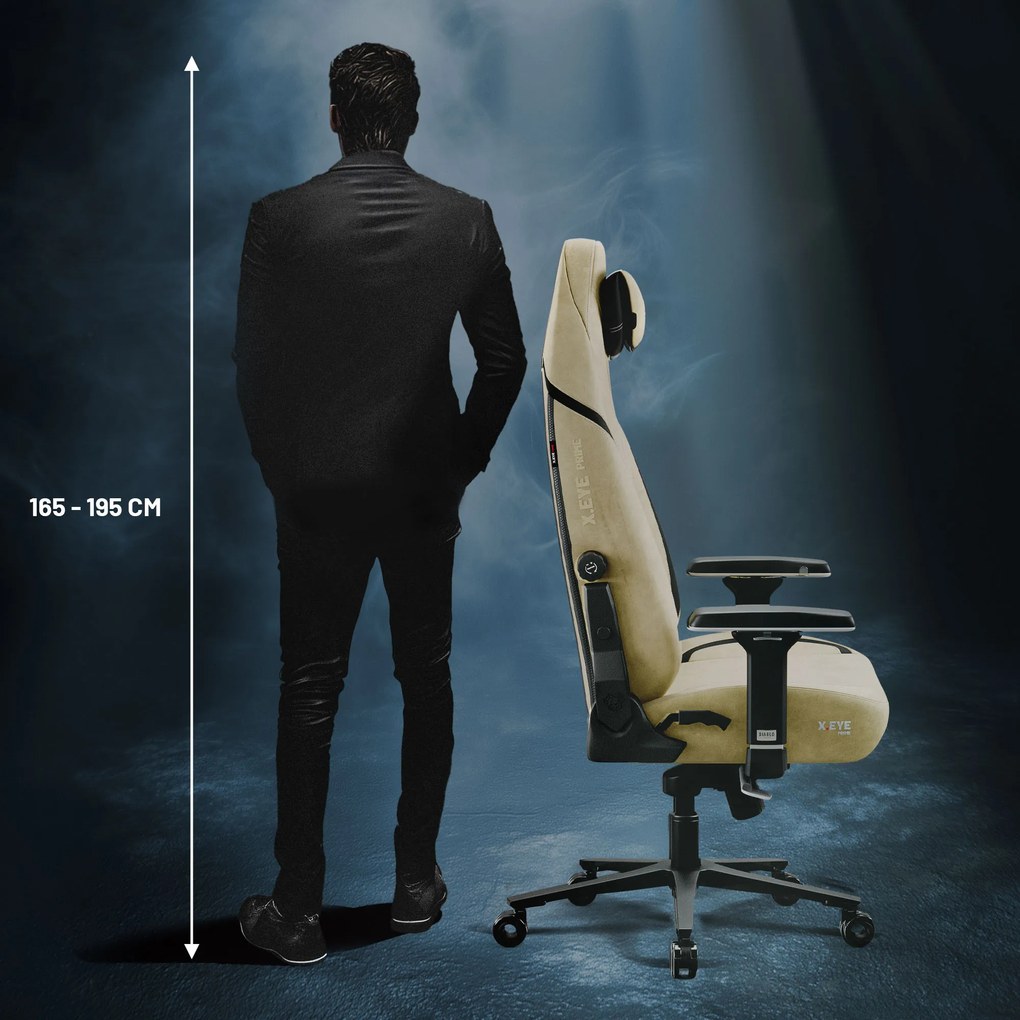 Gamer szék Normal Size arany-fekete: Diablo X-Eye Prime Broken Gold