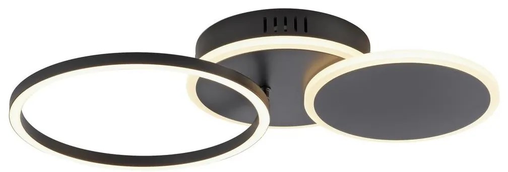Leuchten Direkt 14116-18 - LED Mennyezeti lámpa SEVENT LED/25,5W/230V fekete