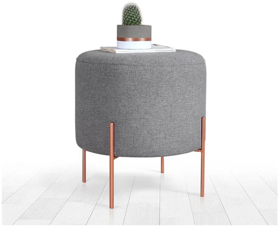 Szürke puff Copper – Artie