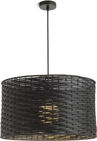 RENDL FIATLUX 41/24 závěsná černá bambus 230V LED E27 15W