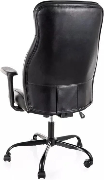 Q-093 eco-bőr forgószék fekete