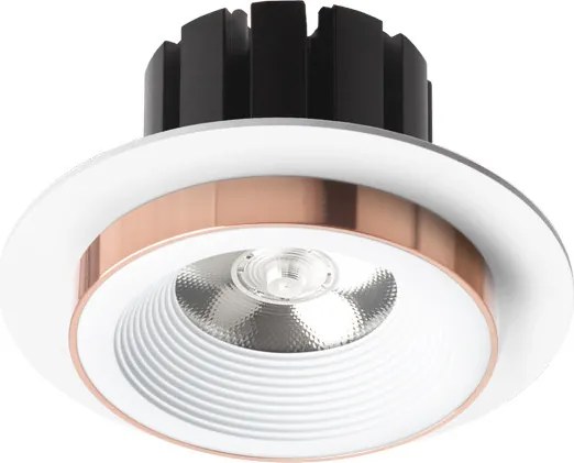 RENDL SHARM R I süllyesztett lámpa fehér réz 230V LED 10W 24° 3000K