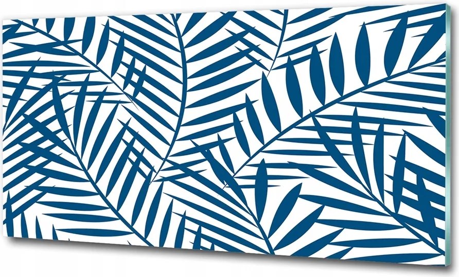 Fotó kép edzett üveg Virágos minta 125x50