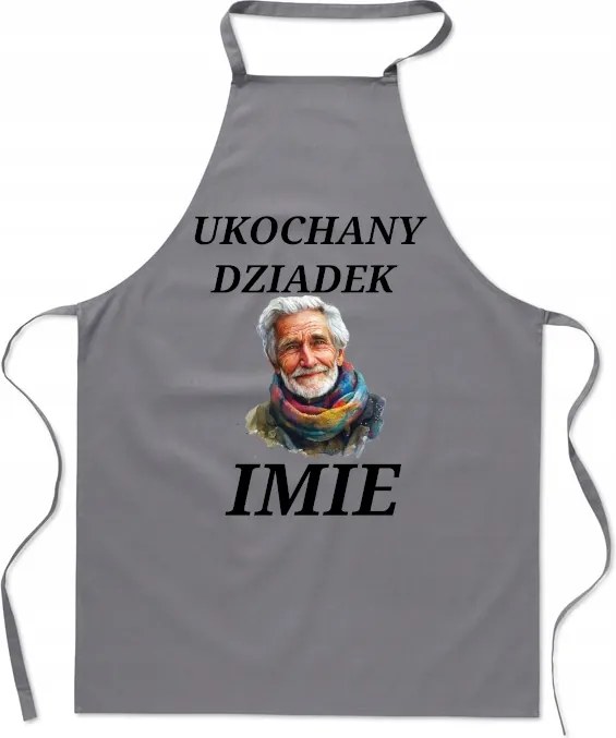 Konyhai kötény Szeretett Nagypapa Nagypapa neve Személyre szabott Ajándék