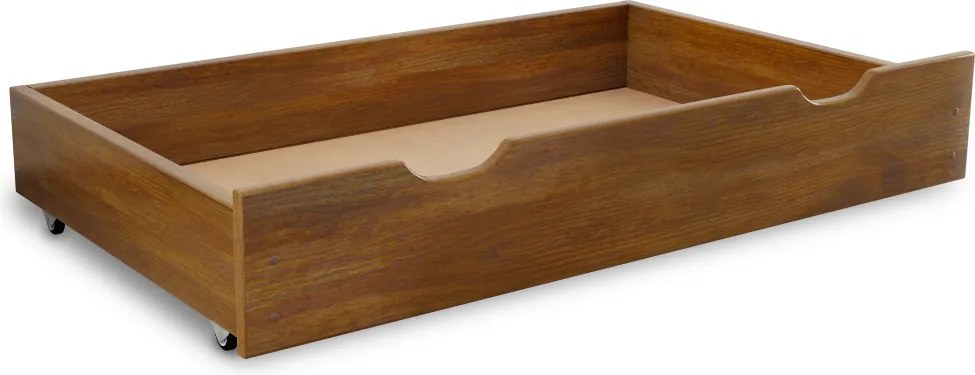 Ágy alatti tárolódoboz 200 cm, tölgyfa