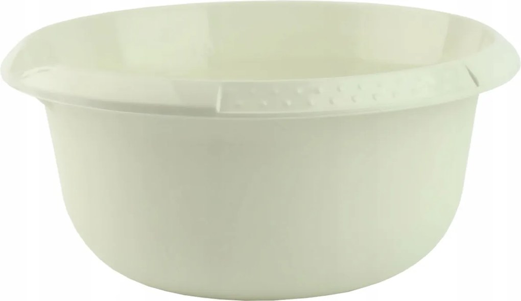 Medence Tál Kerek Szilárd 3L Ekrü Krémszínű