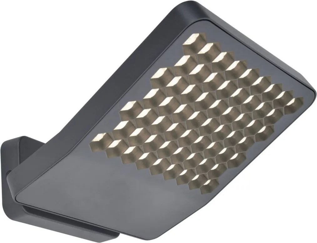 LUTEC 7801603118 ATLANTIS Modern Kültéri Fali Lámpa Szürke LED IP44
