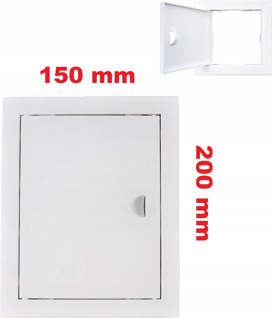 Revizor ajtó Műanyag 150 x 200 Abs 15x20