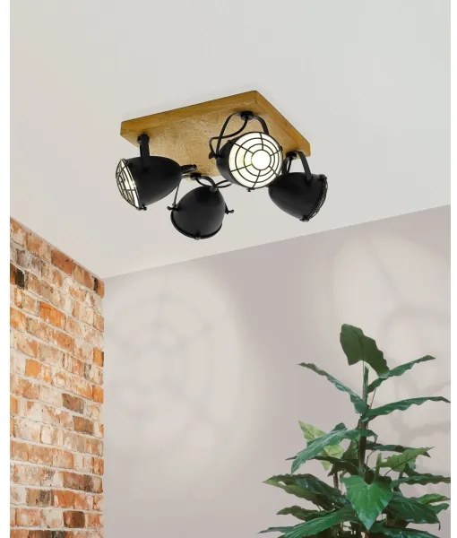 Eglo 49079 - GATEBECK spotlámpa 4xE14/40W/230V