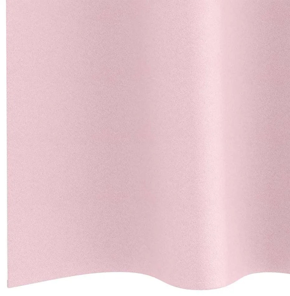 Függönyök 2 pcs Baba rózsaszín 175x140cm Poliészter