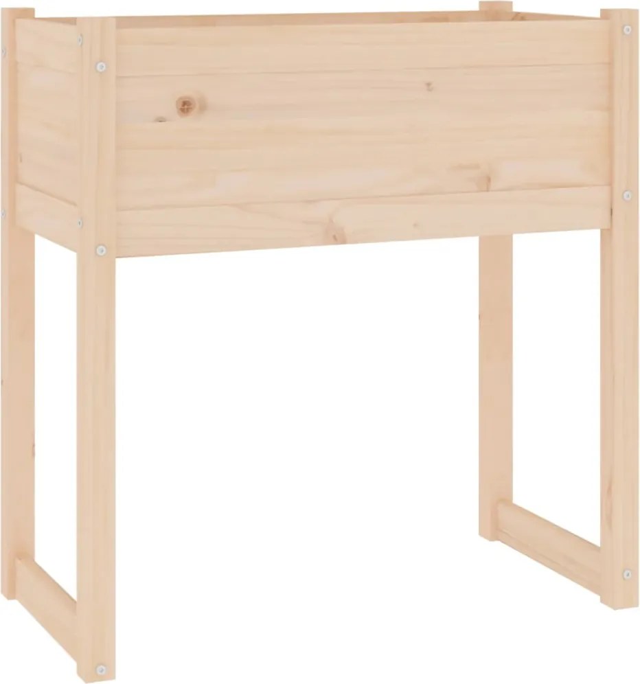 vidaXL tömör fenyő növénytartó 78x40x81 cm