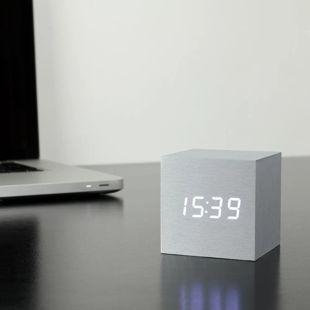 Digitális ébresztőóra Cube Click – Gingko