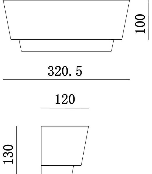 Deko-Light 341205 - Fali lámpa TWYNNDA 1xE14/40W/230V fehér