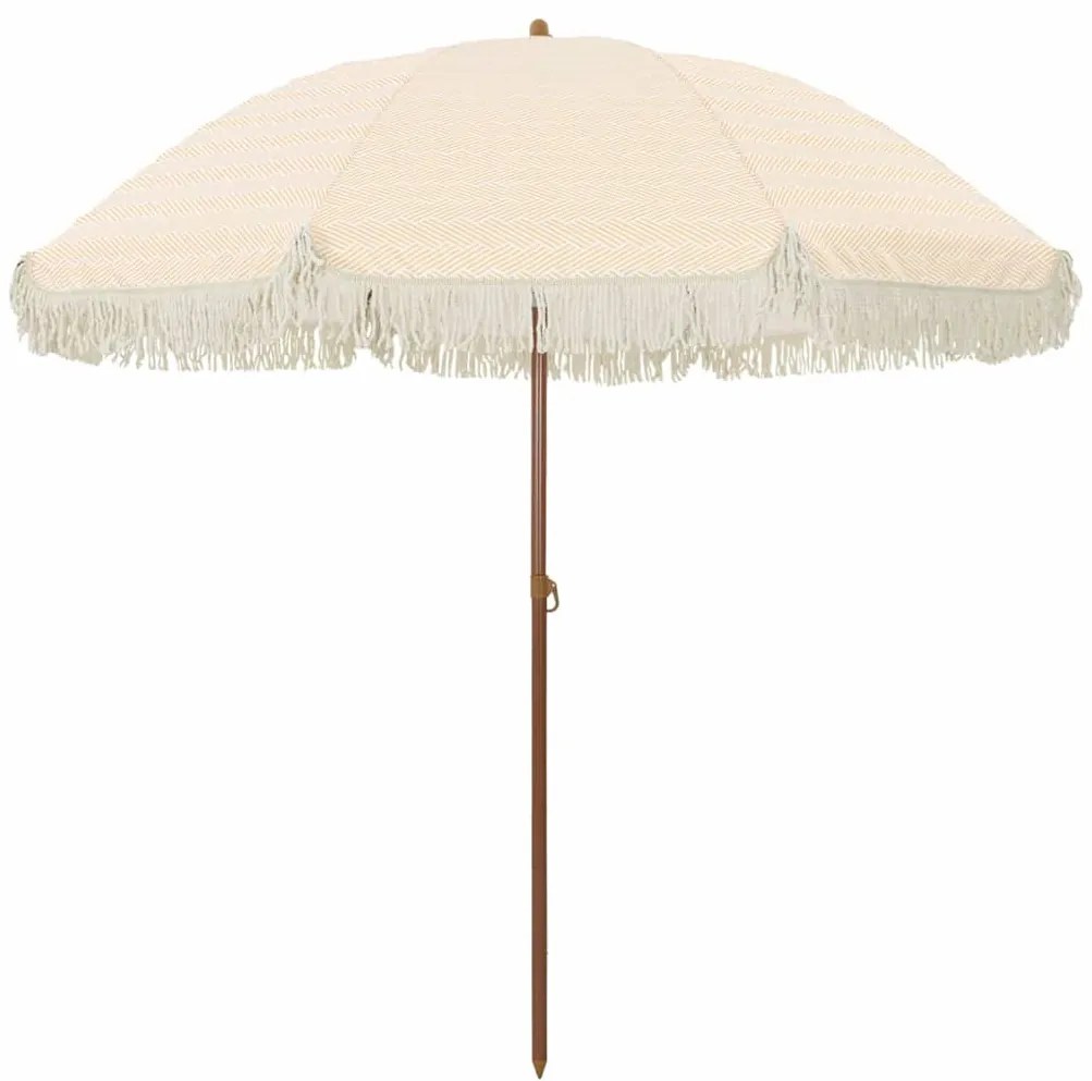 Napernyő Sárga és Fehér Ø 205 x 209 cm Acél