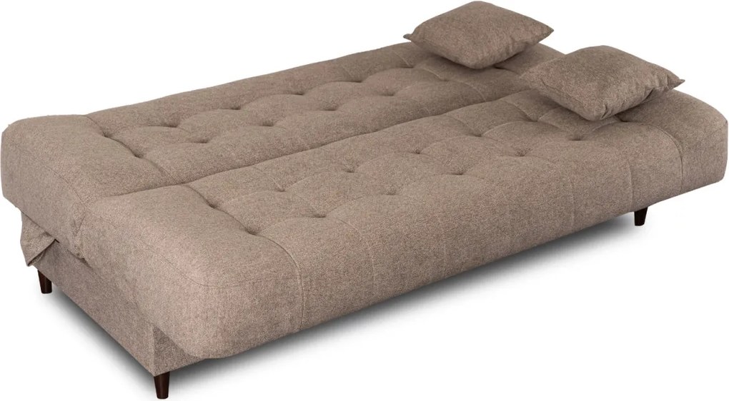 2 db-os szett, ágyazható kanapé barna színben NEPAL