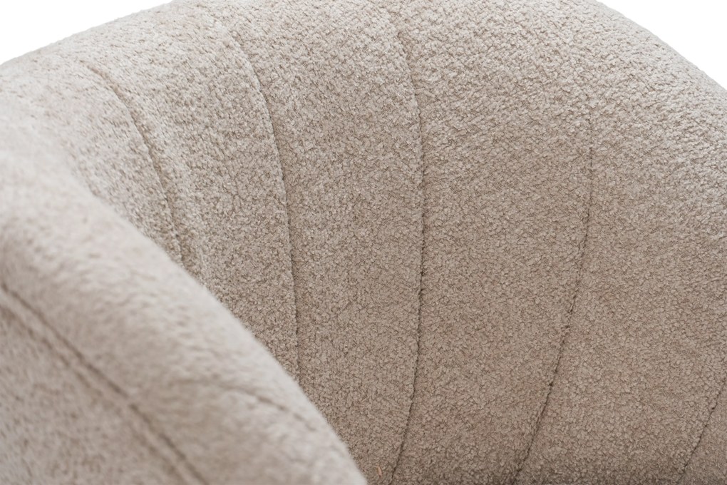 Soya relax fotel - bézs bouclé Catch Me 02