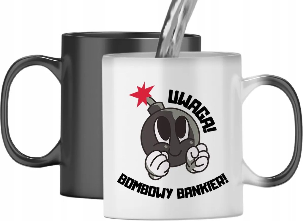 Mágikus Bögre Bankároknak Színváltós Nyomtatott Fényképpel