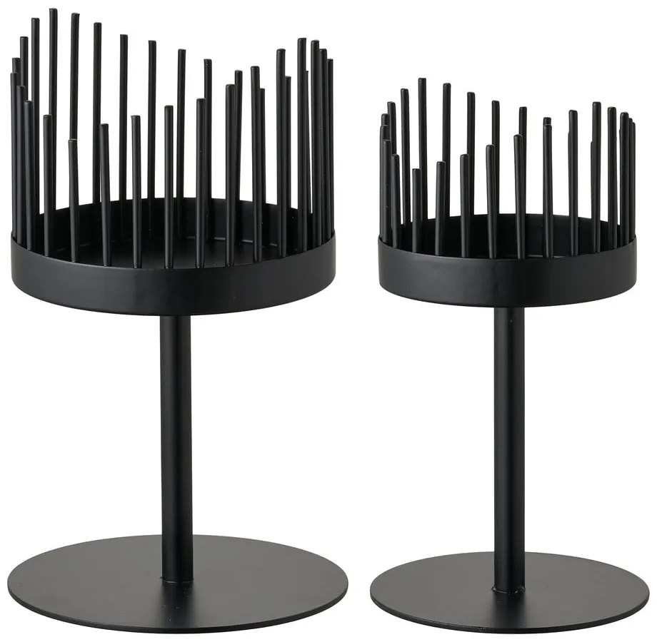 Fém gyertyatartó készlet 2 db-os Amara – House Nordic