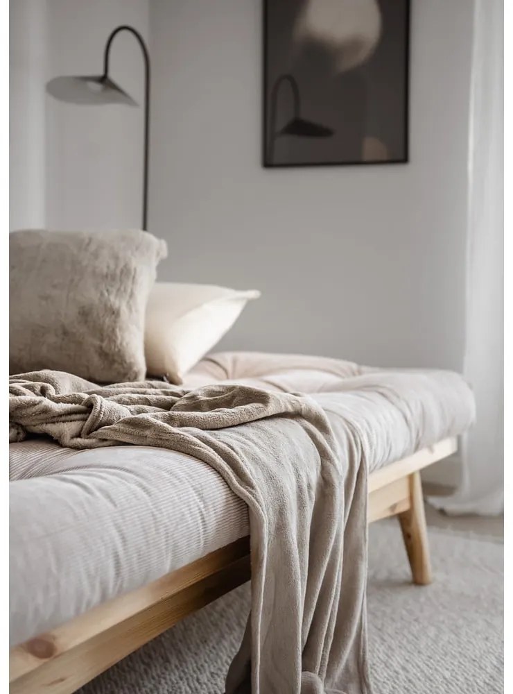 Mustársárga kinyitható kanapé 190 cm Folk – Karup Design