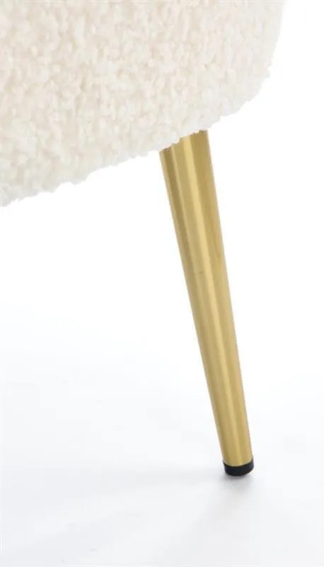 Grifon fotel krém, arany