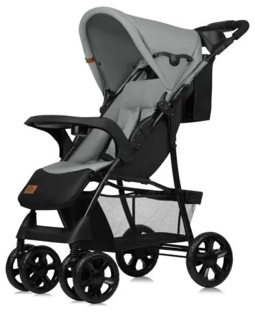 Lionelo - Babakocsi EMMA PLUS szürke/fekete