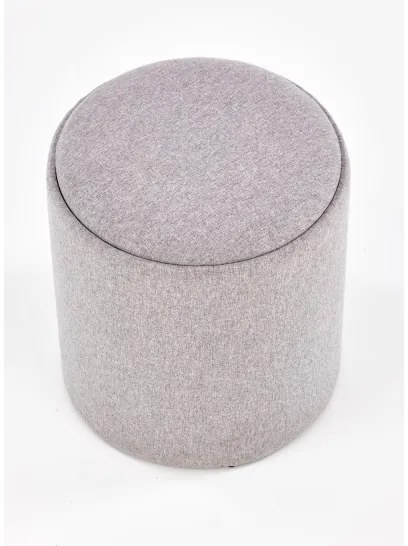 2 darabos AVIKO puff szett, átmérő: 38/45 cm, szürke/bézs