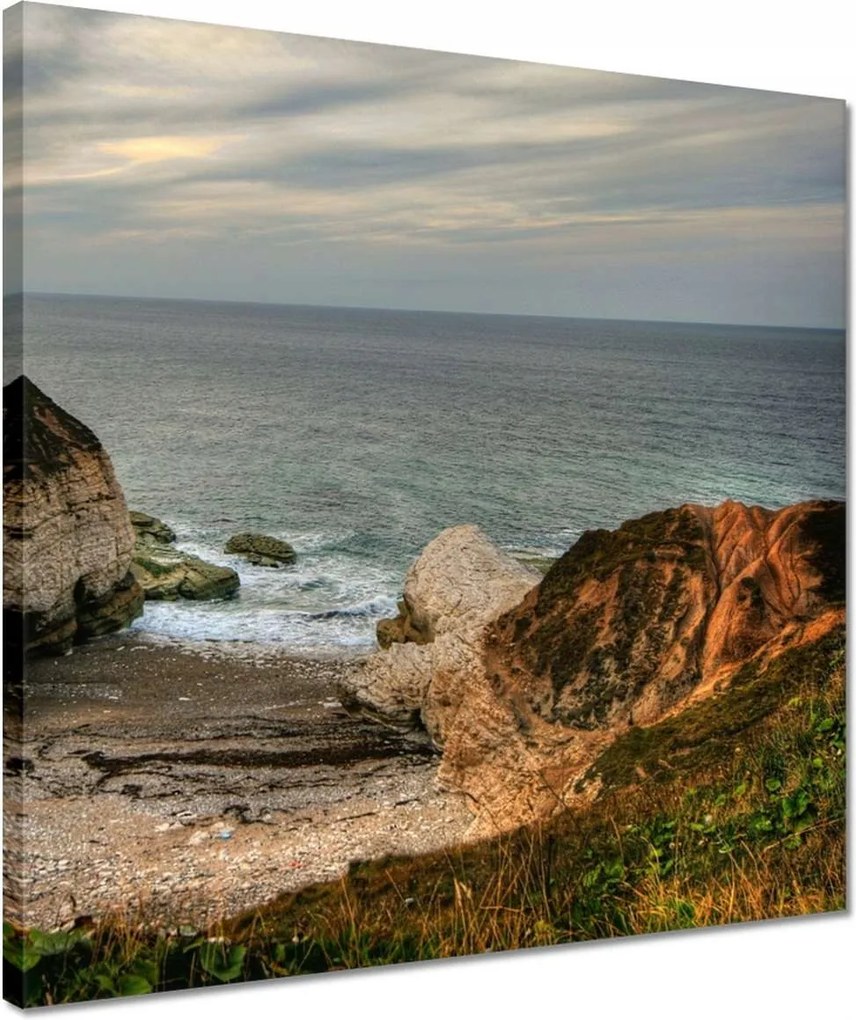 Vászonkép 40x40 Bejárat a tengerbe