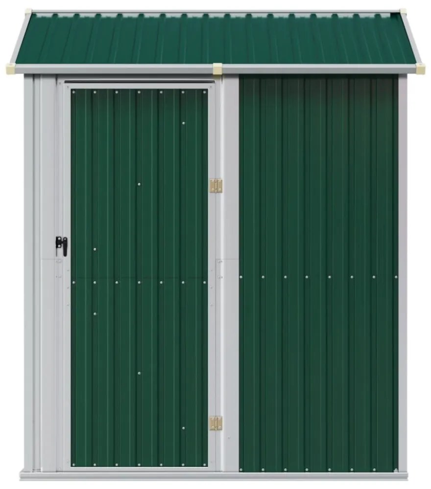 zöld horganyzott acél kerti fészer 192x152,5x237 cm