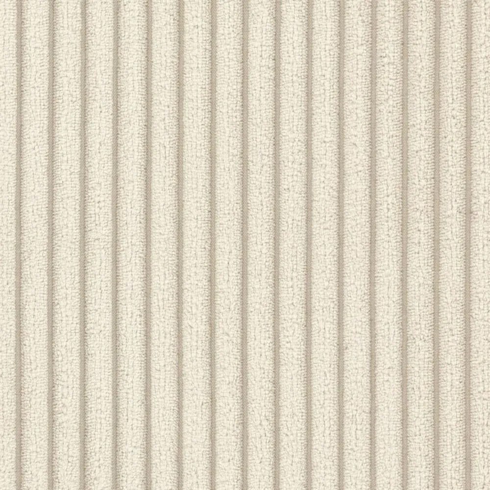 Krémszínű kordbársony kanapé 310 cm Vanessa – Ropez