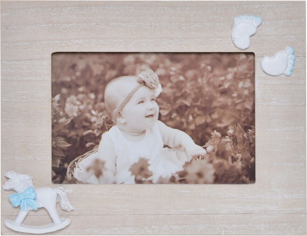 Képkeret fiúnak 21x16 lóval II Gat