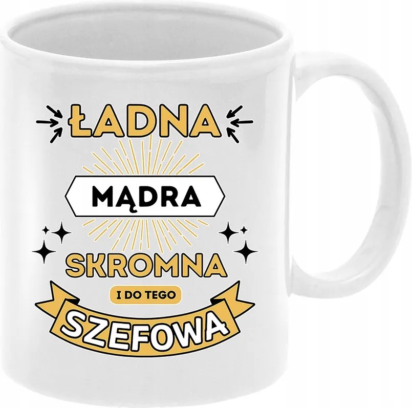 Bögre Kedvenc Főnöknek Kedves Ajándék Fehér 330ml